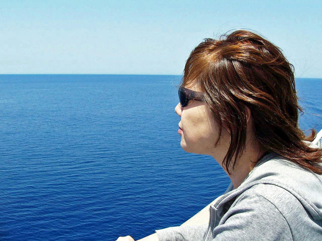 妻の初めての地中海クルーズはヴェネツィア発着の8日間の東地中海のクルーズでしたが、2回目は定期航路のフェリーの旅となりました。