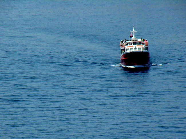 以前このルートを巡る船にも乗っているので懐かしく思い出されます。その時はイギリス海軍の航空母艦が停泊していて、その大きさに驚いたのとホーカーシドレー・ハイアを肉眼で初めて見て興奮しました。