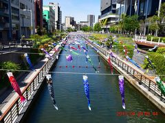 おしなり公園の橋の上から鯉のぼりを眺めてみる。

川沿いには屋台とかは出ていないので純粋にこれを見たい人向き。
ソラマチの屋上なら混むけど食もありかと・・・