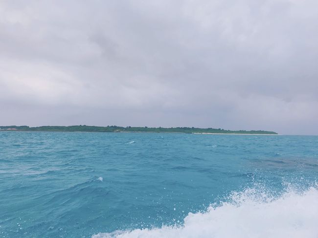 曇りだけど、寒くないし、海はきれい