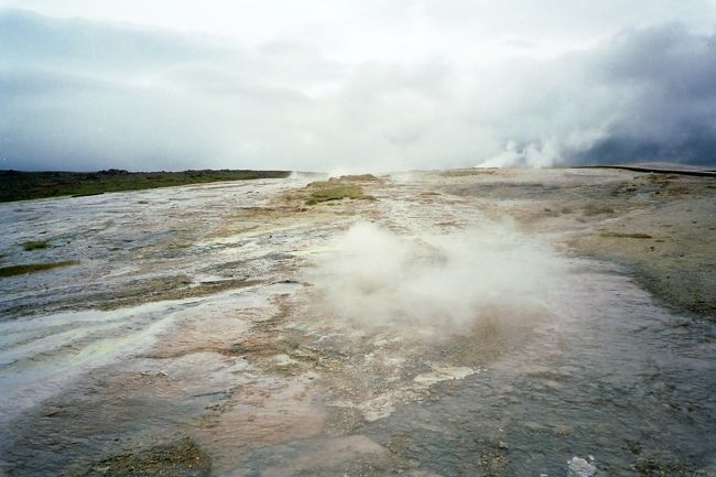 火山活動が活発なアイスランド。ここは温泉として有名なところ