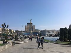 天気も良くキエフの街でのんびりできました