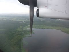 　１１時４５分稚内空港を飛び立った飛行機は、新千歳空港へと向かい飛行中だ。