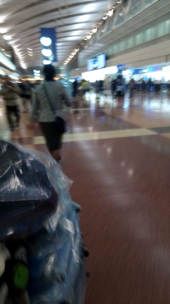 1組目のカップルの席は確保してあったようでした。空席は今のところ6席、3組目の家族の一人は膝の上の年齢の子だったので、乗れそうです！！<br /><br />でも、乗れるという断言はされないまま、とりあえず出発ロビーに行ってくださいと言われ、待つことになりました。