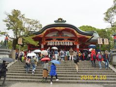京都だったんだ！あまりの身近で有名な観光地で、ちょっとびっくり。正面は伏見稲荷本殿です。
本殿の後ろには、朱色の千本鳥居が続きます。
『鳥』・・・「鳥居」からきてるけど、こじ付けのような気がしますw