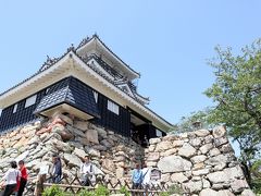 400年前の石垣が残っている浜松城