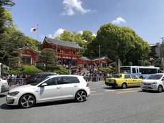 八坂神社～。祇園、八坂神社はすごい大賑わい！