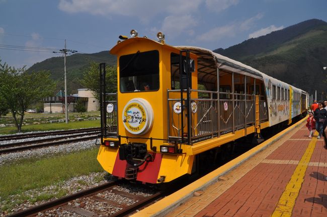 　スタッフがイエロートレインと言っていましたが、確かに黄色いです。