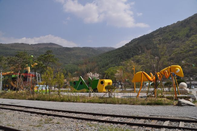 　いろいろなモニュメントが見えます。