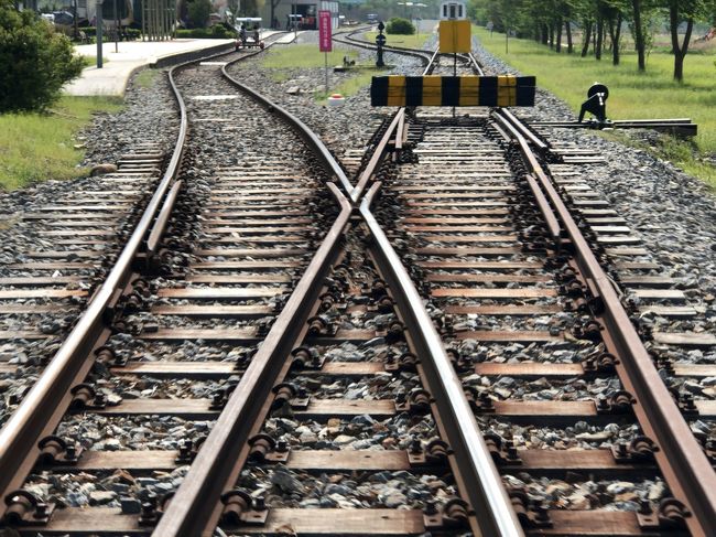 　左に分岐して、