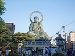 駅まで向かう途中に、高岡大仏がある！ちょうど見れる！！
はい、こちらです！