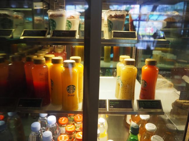 フルーツジュース気になったけど、液体物結局持って入れないしな～と断念。<br />