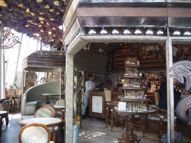 席からの景色。