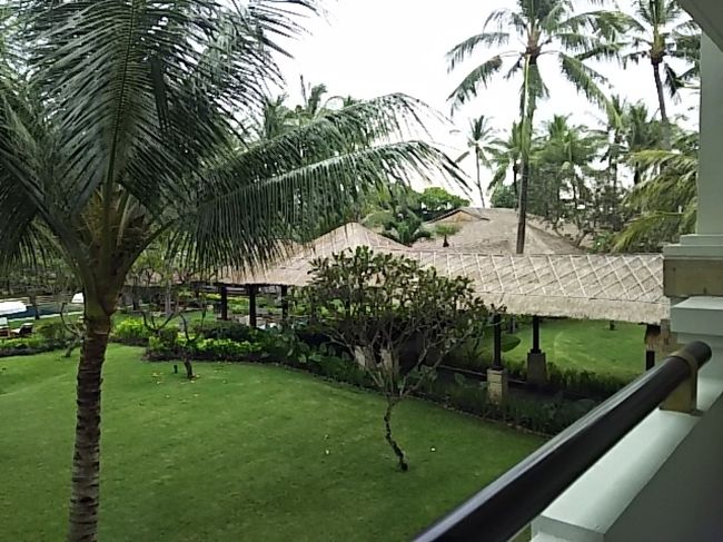 バルコニーからの眺め。