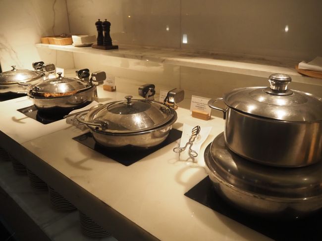 ビュッフェスペースをとりあえず堪能！