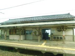 2019.05.01　泊ゆき普通列車車内
有間川に到着。新幹線が開業していらいすっかりご無沙汰の区間である。