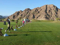 2日目のラウンド
La Quinta Resort Mountain Course
やはり、生芝の打ちっぱなし。
日本のツアーでよく紹介されているコースです。