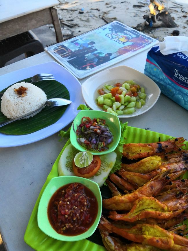 このサイズのエビなら、<br />他にお魚を頼まなくてもいいかも。