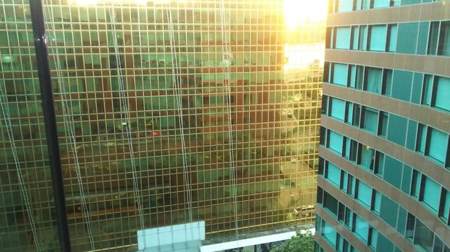 幸いにも部屋はハーバービューでしたが、反対側だとこんな感じ。