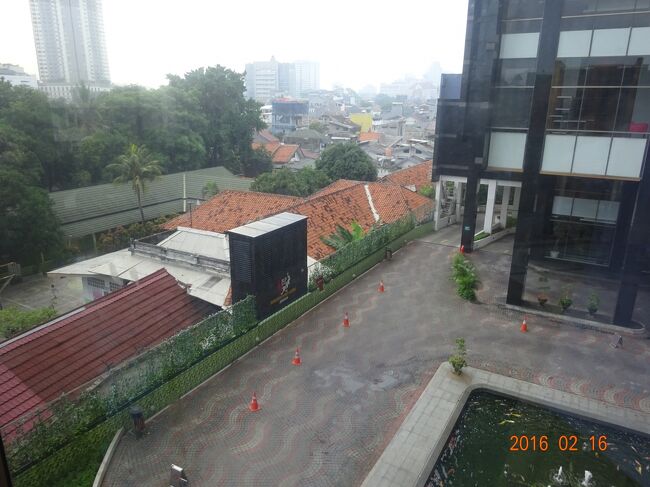 ホテルからの街の景色