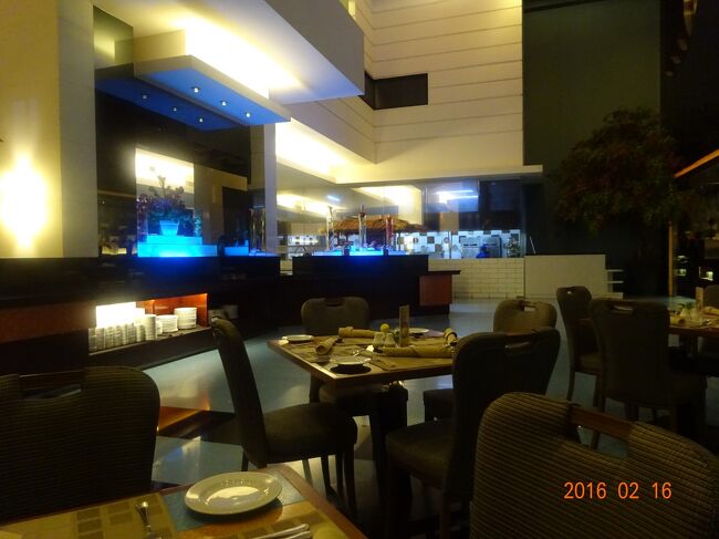 二日目の夜は宿泊したホテルで夕食を取りました