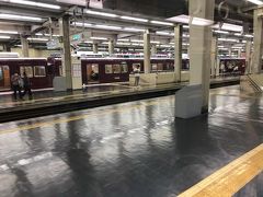 阪急梅田駅到着。
