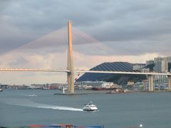 夕日に映える　大橋