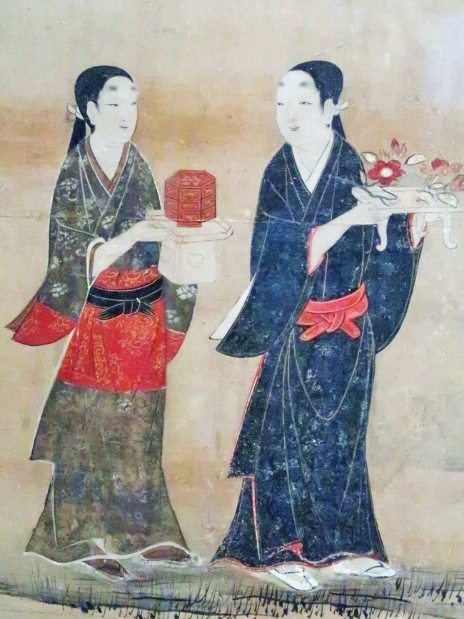 東博-7 本館b 国宝室 〔 花下遊楽図屏風 〕 ☆桃山文化を伝える