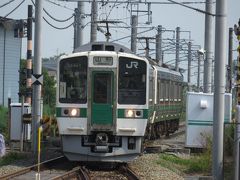 山形空港からさくらんぼ東根駅までタクシーできました。
奥羽本線の列車