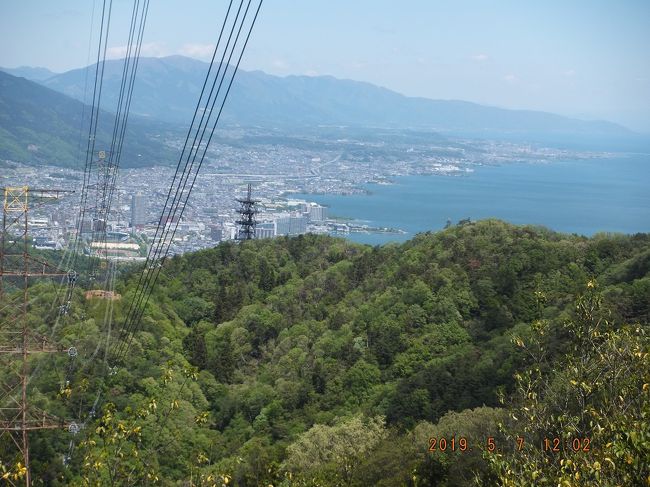比良山脈と琵琶湖