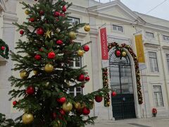 展望台からまっずぐ坂を下るとサン・ロケ教会に到着。
クリスマスツリーも飾ってあり、季節限定の風景が見れました。