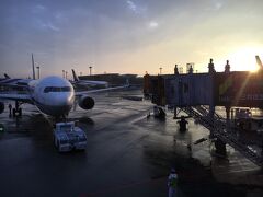 成田空港第一ターミナルよりANAで出発です！
サンフランシスコ行の便です。