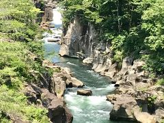 一ノ関駅 → バス20分→厳美渓線厳美渓バス停 → 徒歩1分 →厳美渓
