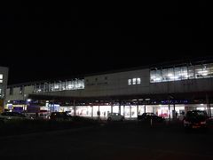 すっかり真っ暗な鳥取駅。
でも、今日はホテル泊なので楽ちんです＾＾