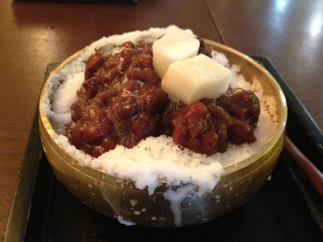 歩き疲れたのと、パッピンスが食べたくて、カフェで休憩。