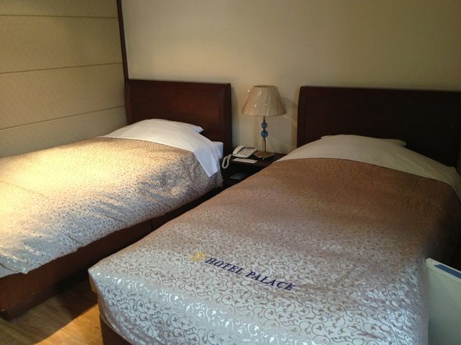 お部屋はいたってシンプルなツイン。<br />日本で言いうビジネスホテルかな。