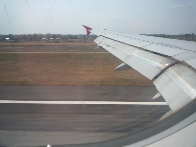 シェムリアップ着陸です。<br />