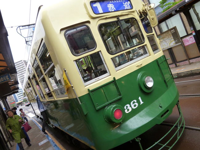 さぁ グラバー園目指して出発です<br /><br />石橋駅まで乗ります<br /><br />路面電車は何車線もあるので<br />路線図で確認しよう！