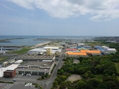 銚子ポートタワー展望階からの眺望