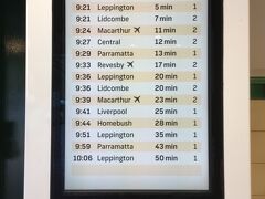 セントジェームズ駅の時刻表