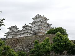 大鳴門橋を渡り淡路島を縦断し、明石海峡大橋を渡って姫路城に着きました。