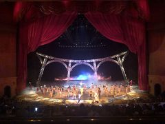 最後の方で写真OKみたいな看板が出たので、え？いいの？って半信半疑で撮りました。前の方の人達も一斉にスマホ出して写真撮ってたから…良いんでしょう、多分。

圧巻のステージで、あっという間に終わってしまった。シルク・ドゥ・ソレイユの世界観にどっぷりハマりました～(*´▽｀*)