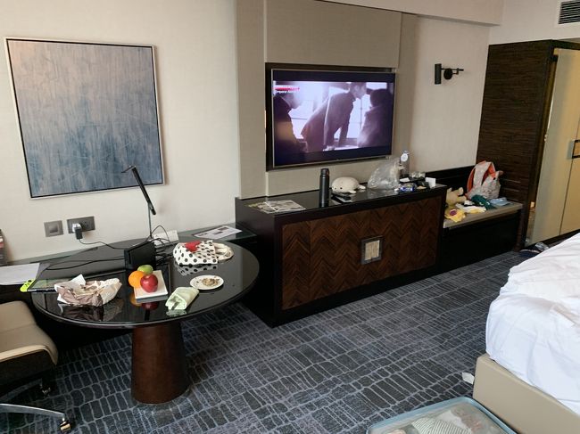 ウェルカムフルーツありがとさん♡<br />めっちゃ居心地よく、お風呂入ってさっさと寝ました。