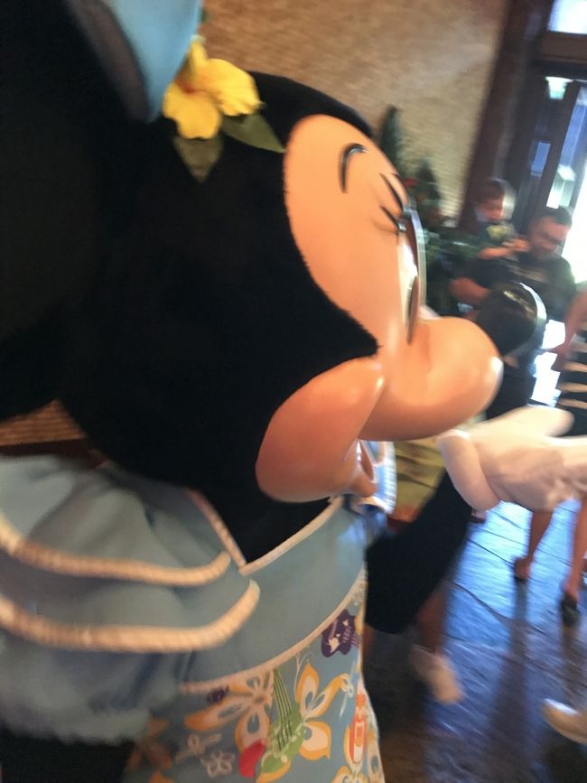 途中、ミニーちゃんが店内を行進して、子供達も参加して<br />楽しそうでした♪フルーツのマラカスをふったり～<br />しかし、照れ屋の我が子供達は参加せず^^;<br />ママだけ、ミニーちゃんの写真をパシャパシャ撮ってました^^