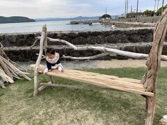 道の駅海の駅というだけあって、流木のオブジェがフォトジェニックです。