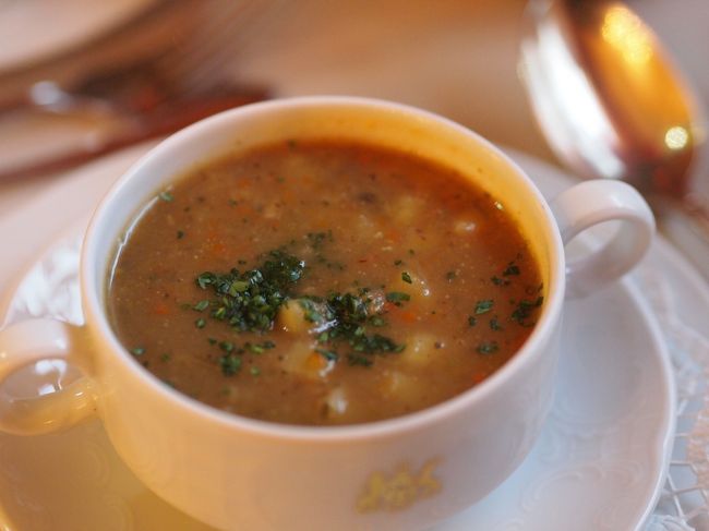 野菜のスープ。<br />ホッとする味。
