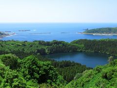 八望台からは戸賀湾と二ノ目潟を一望できる絶景スポットです。戸賀湾は単成火山の火口が海に侵入して形成された湾で、とても美しいものでした。この火山活動は40万年前に起きたといわれています。