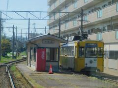 2019.05.02　越ノ潟ゆき普通列車車内
中新湊で最後の交換。