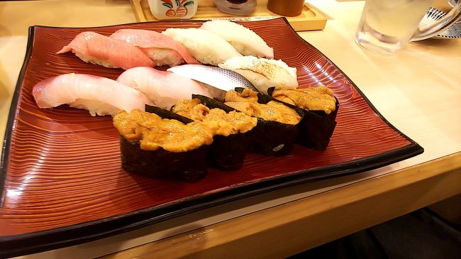 1皿目のアップです。ネタは全て新鮮です。