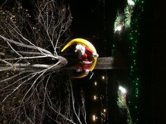 サンタクロースのお出迎え